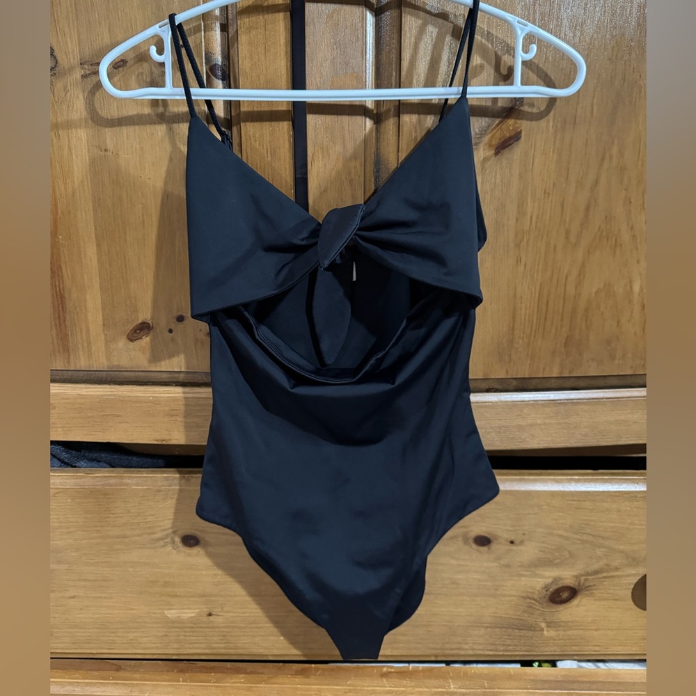 Wilfred Black One Piece with Bow